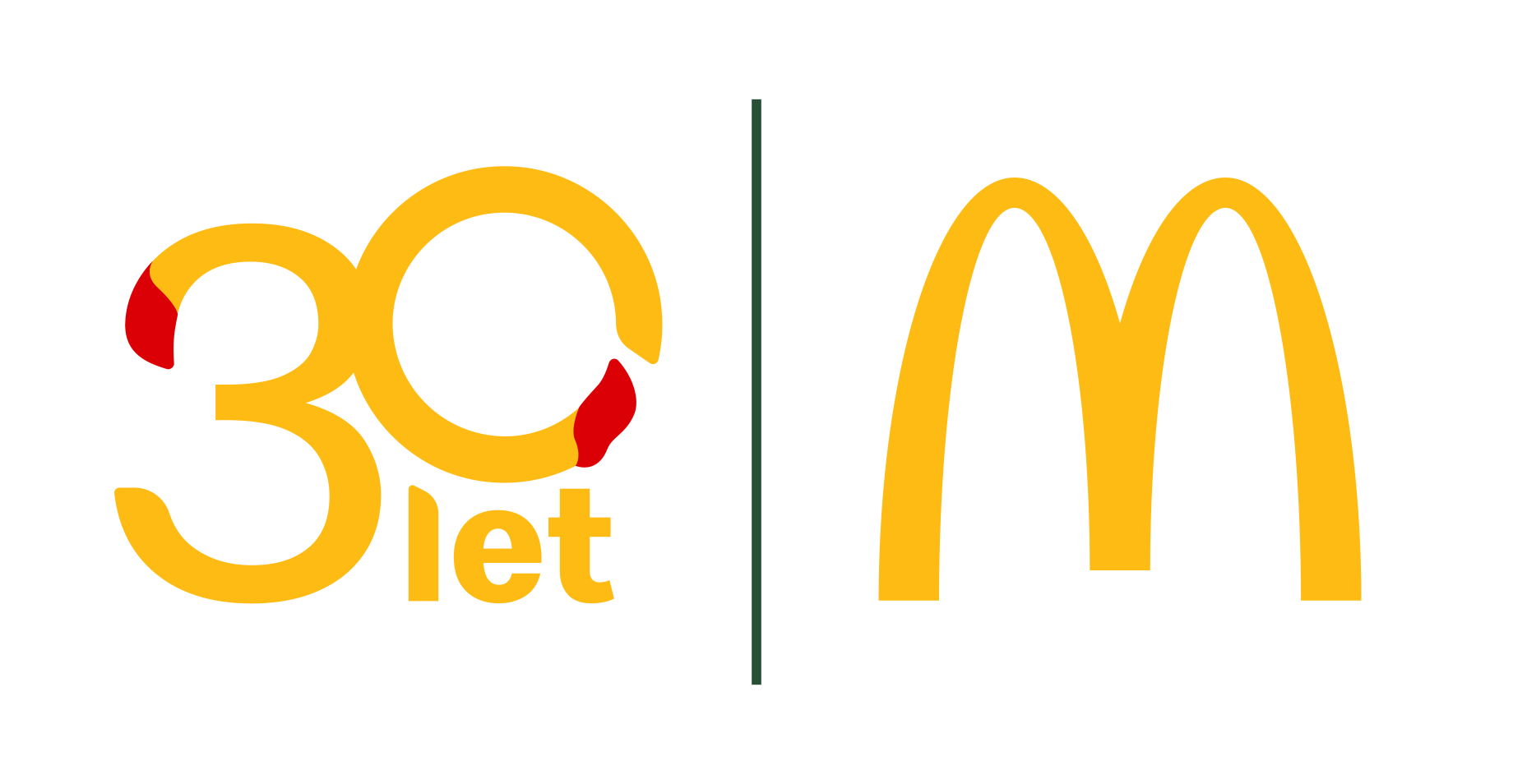 McDonald's 30 years logo