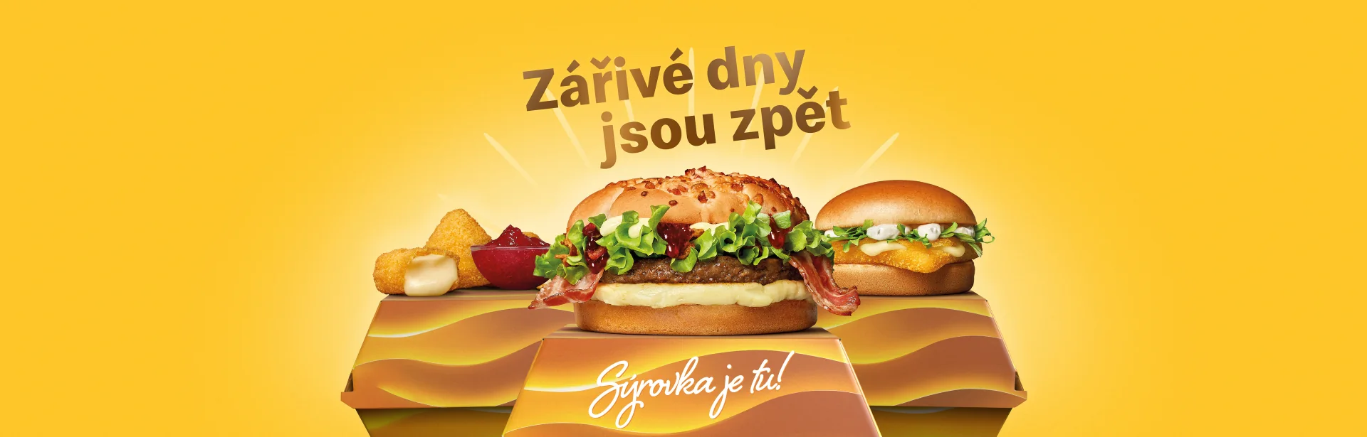 Sýrovka je tu! Cheese King, Smažák Fresh a Hermelínky.