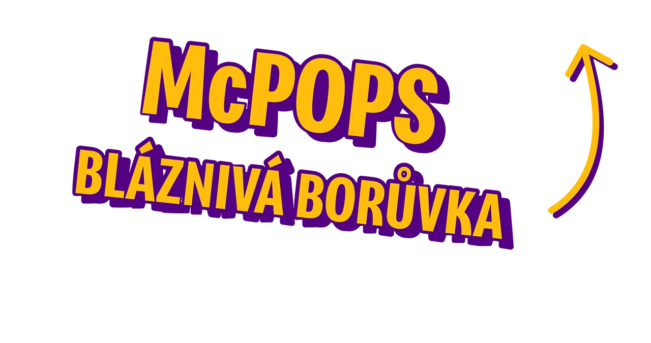 McPops, bláznivá borůvka