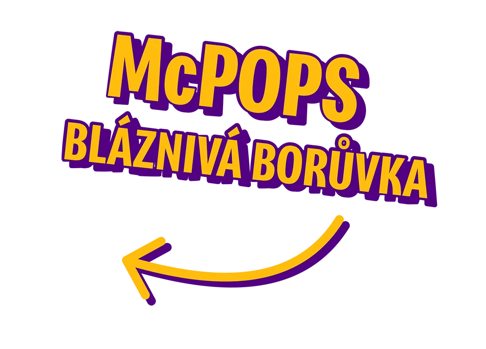 McPops, bláznivá borůvka