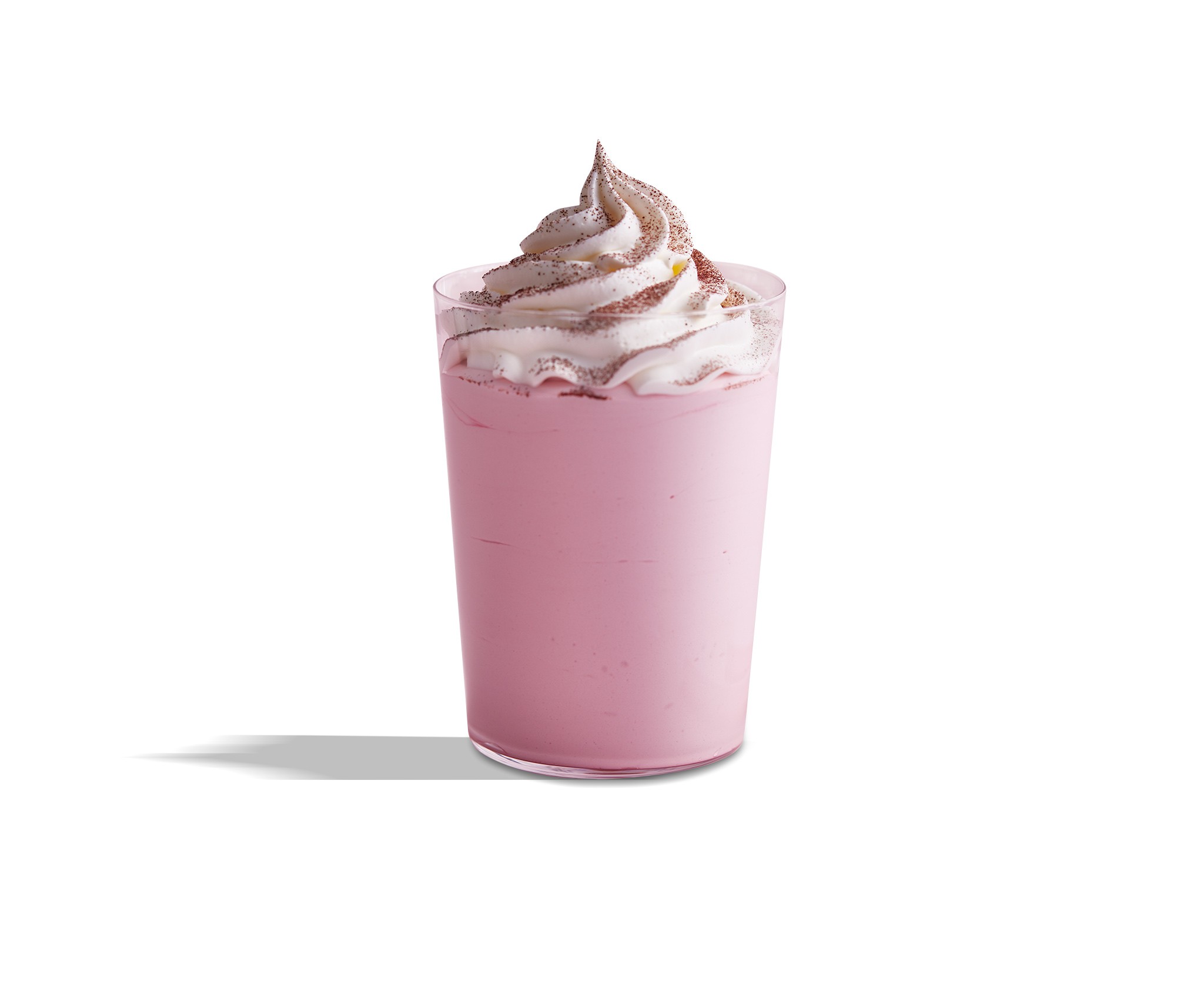 Shake Deluxe se šlehačkou jahodový