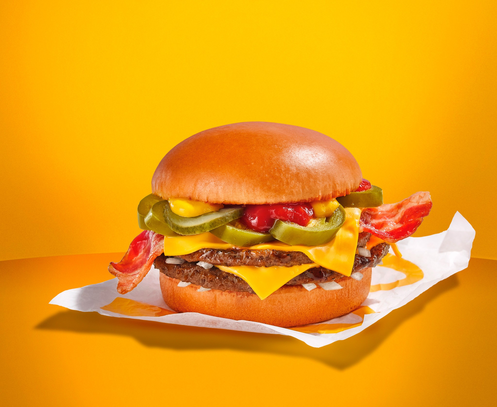 Double Cheeseburger Pikant