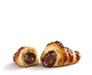 Croissant s kakaovou náplní